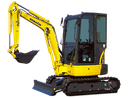 Minipelle KOMATSU 2.6 t cabine