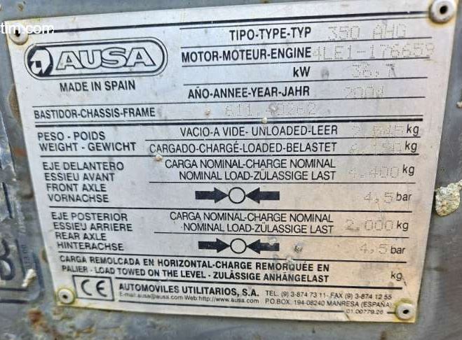 Dumper Ausa 350 AHG (occasion)