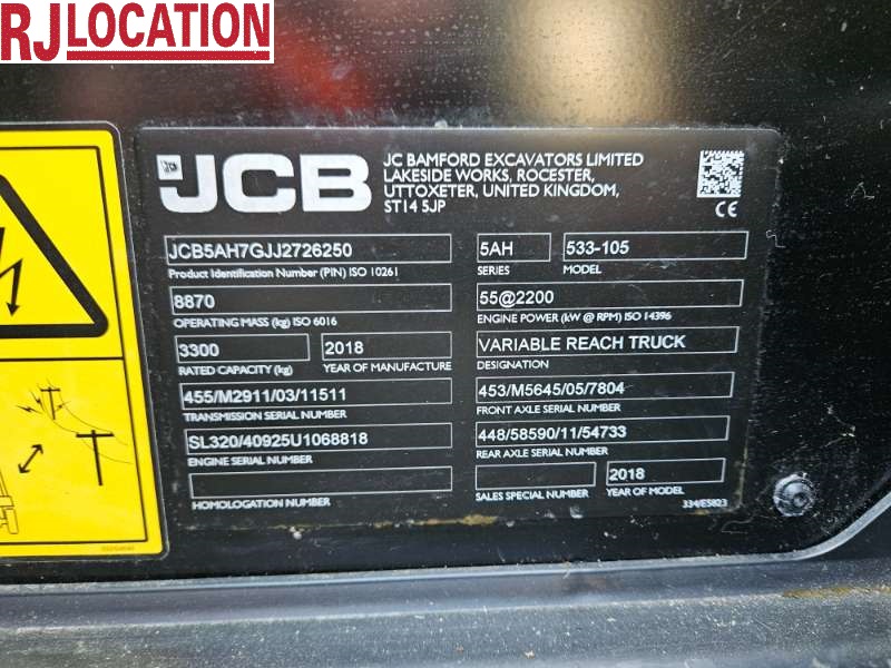 Télescopique JCB 533-105  (occasion)