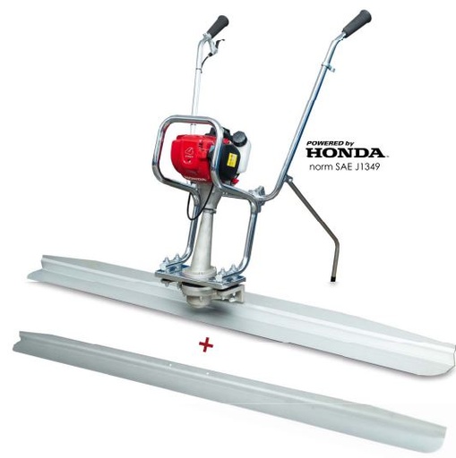 Règle vibrante Super Screed moteur Honda avec lames 1.8 et 3.6 m