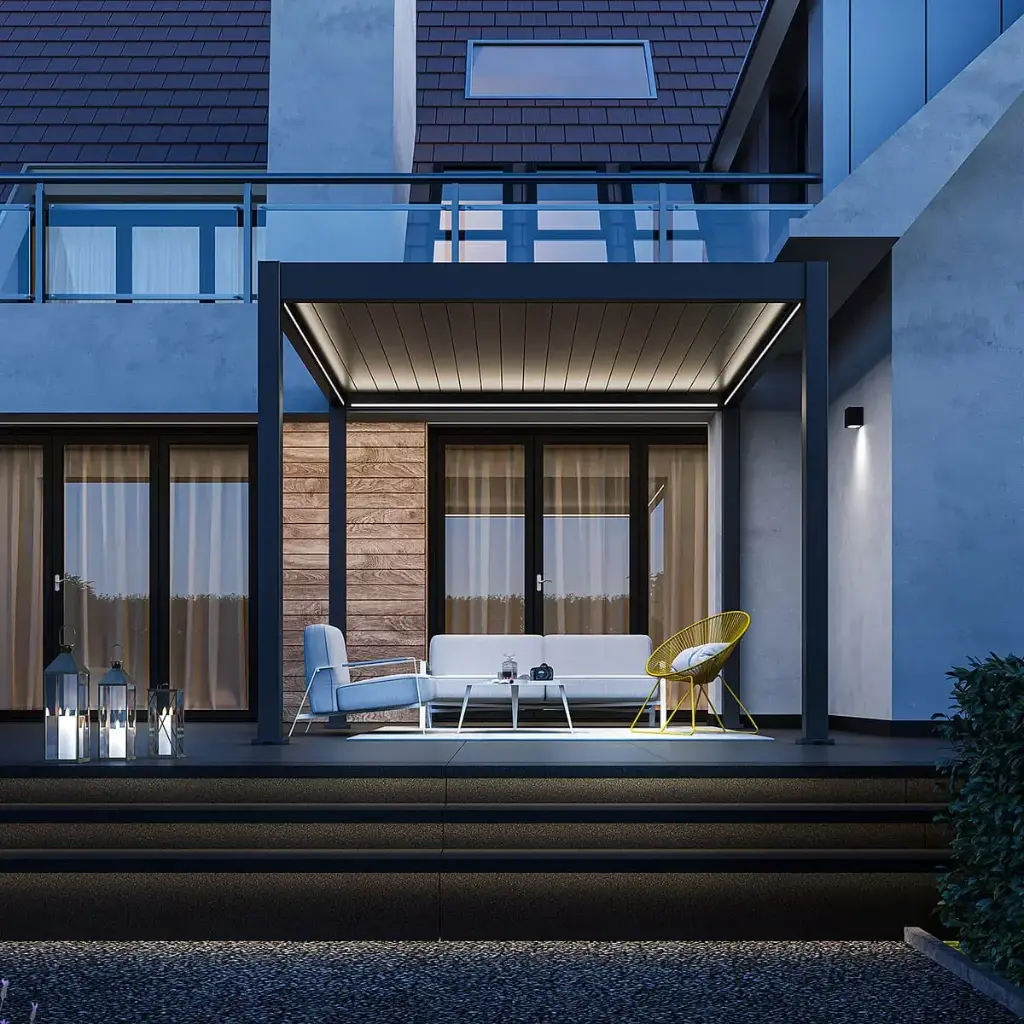 Kit éclairage LED Neo — ambiance lumineuse connectée pour pergola bioclimatique