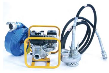 [PACLITE PFP80 DIESEL] Motopompe diesel à câble (6 m) PFP80 72 m³/h + 10 m de tuyau