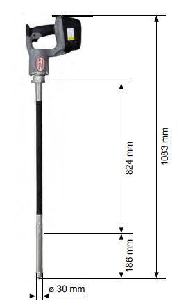 [PACLITE E-VIB] Aiguille vibrante sur batterie E-VIB