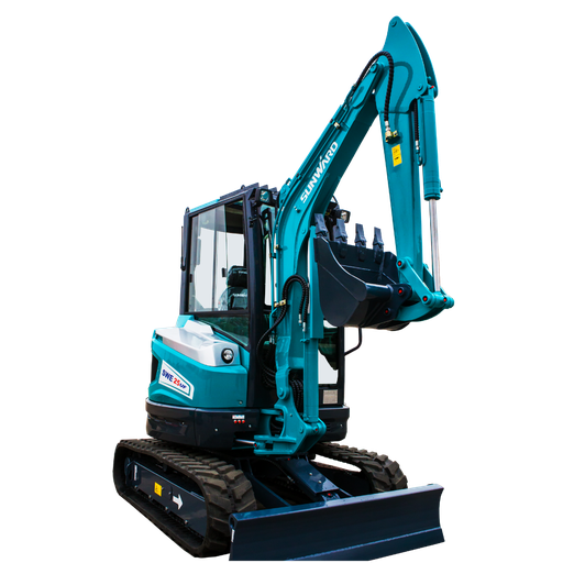 Minipelle Sunward SWE25UF avec attache rapide et 3 bacs